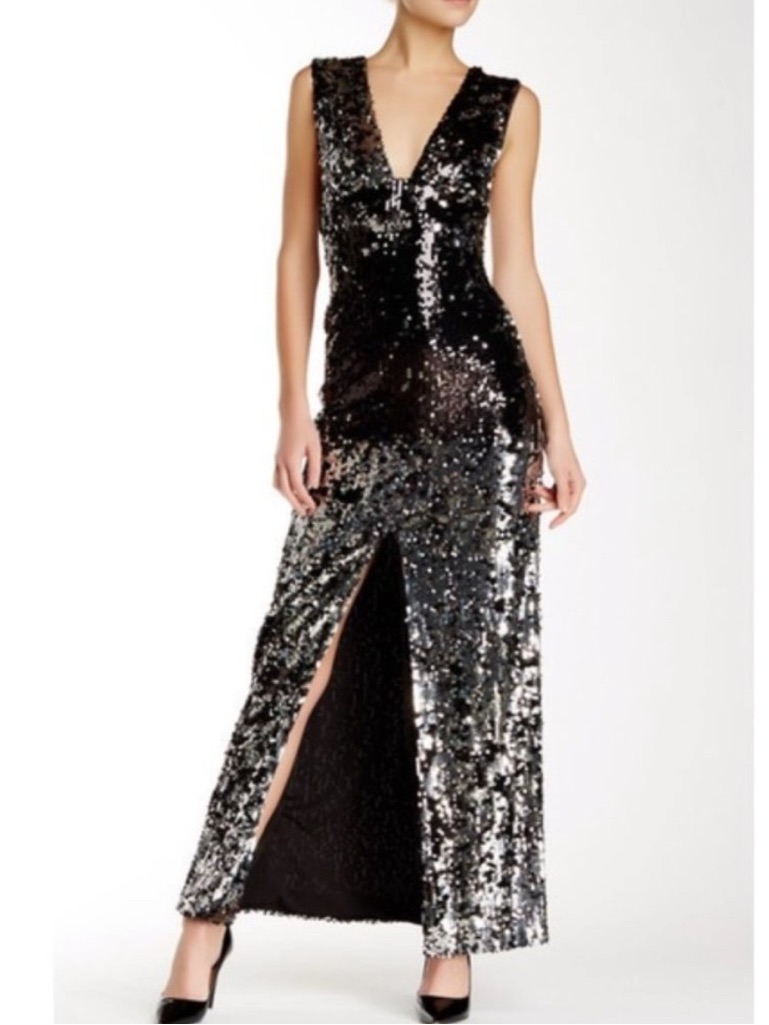 Rachel Zoe | Black And Silver Dress